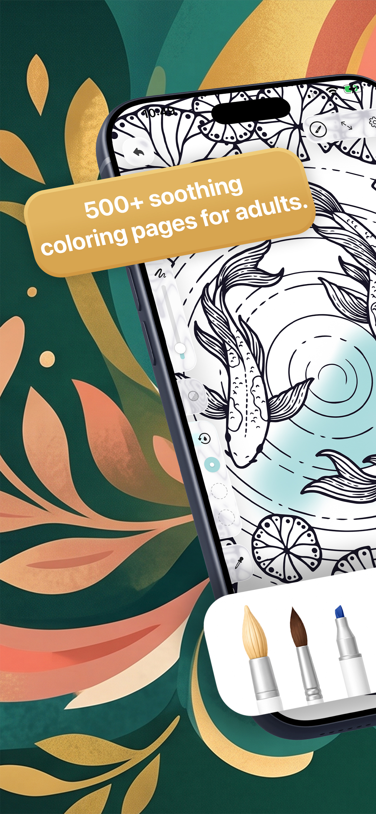 Colorizen for iPhone - main coloring view