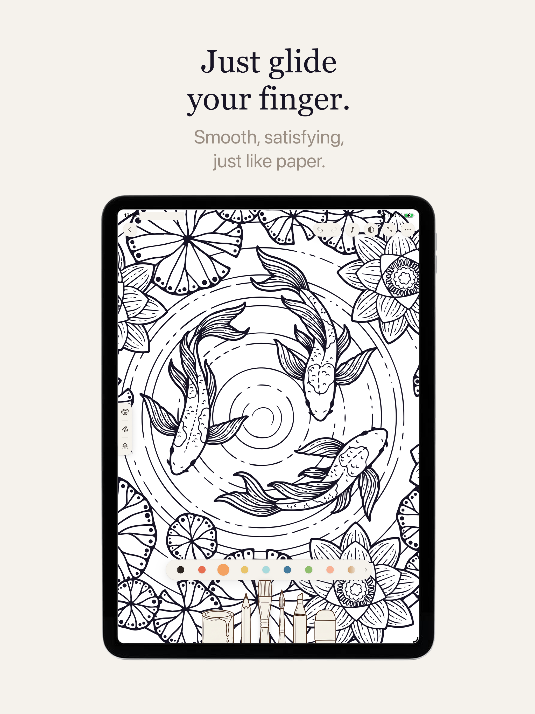 Colorizen on iPad — palettes