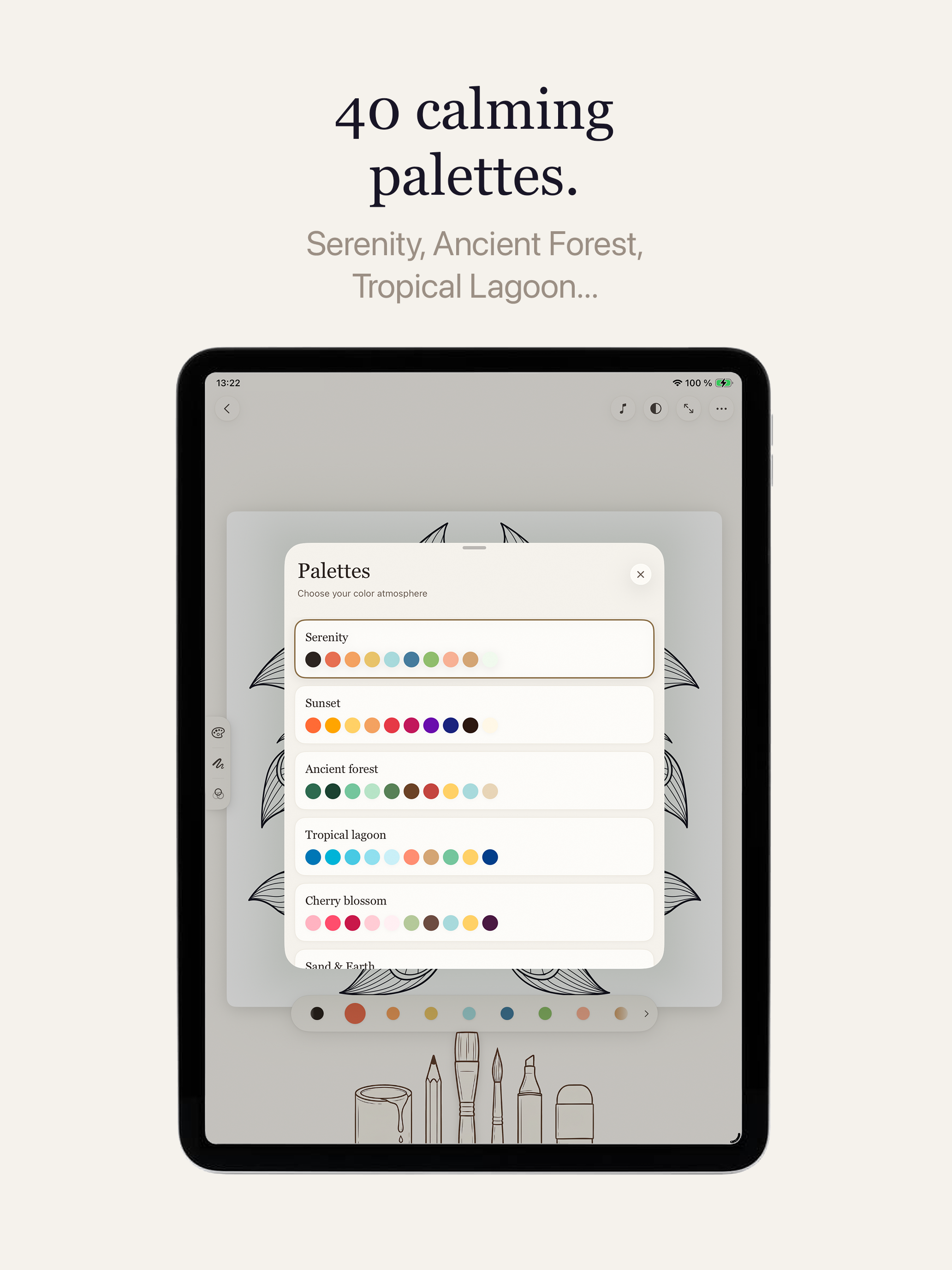 Colorizen on iPad — Apple Pencil precision