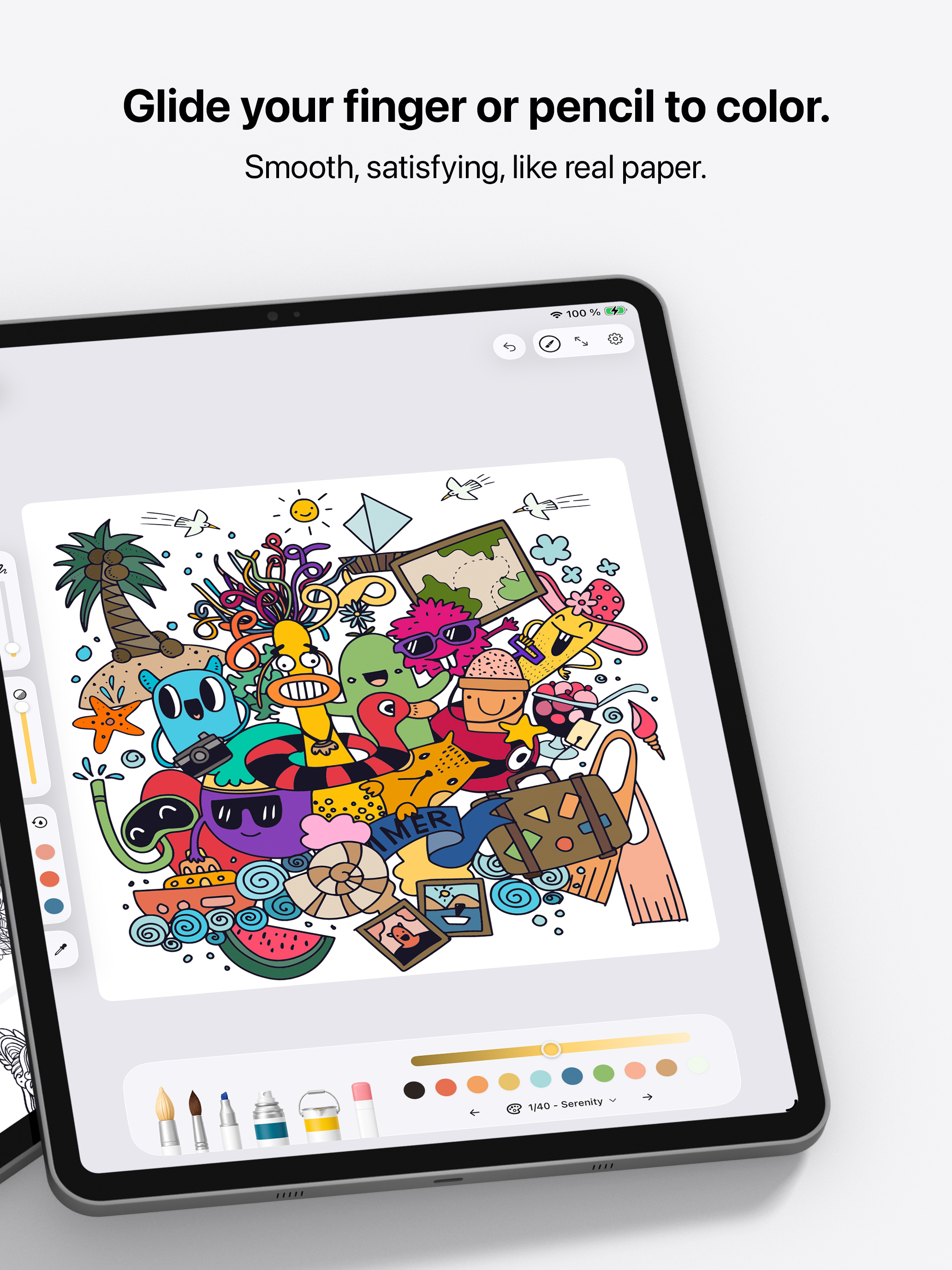 40 themed palettes on iPad